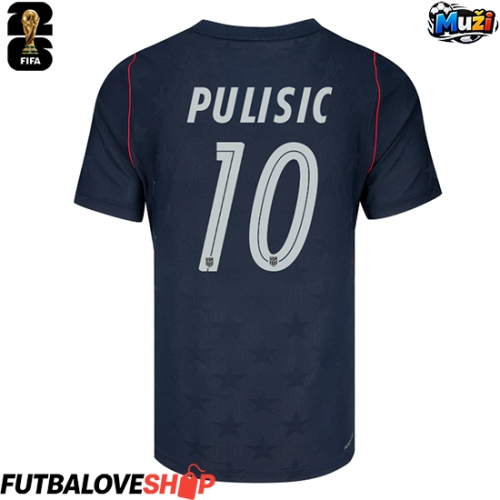 Dres Spojené štáty Christian Pulisic #10 Preč MS 2026 Krátky Rukáv